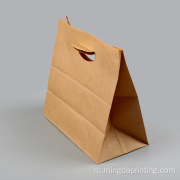 Индивидуальная печать экологически чистое бумажное пакет с крафтом